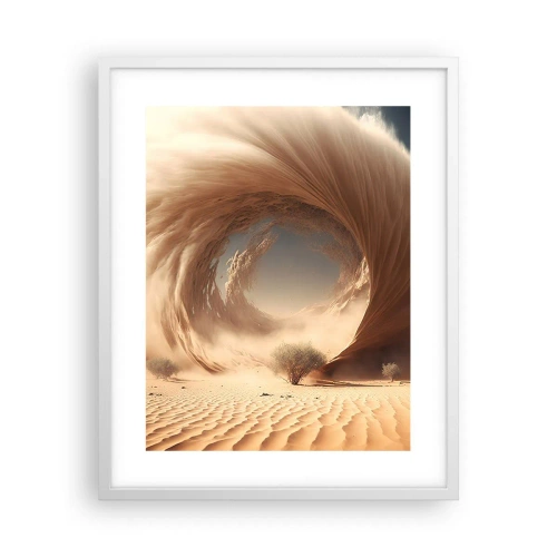 Plakat w białej ramie - Otwarty portal - 40x50 cm