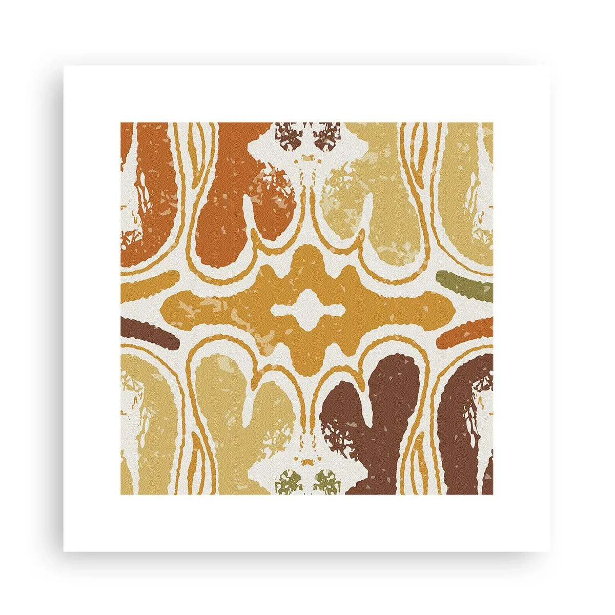 Plakat - Abstrakcja sentymentalna - 30x30 cm