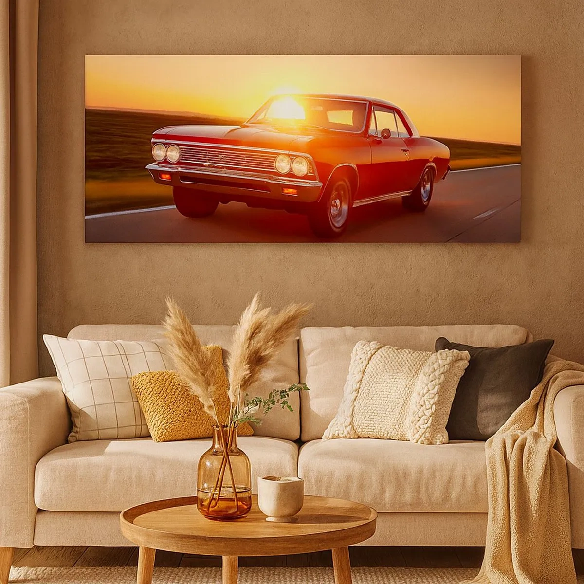 Obraz na płótnie - Pożądanie ma kolor czerwony - 100x40 cm