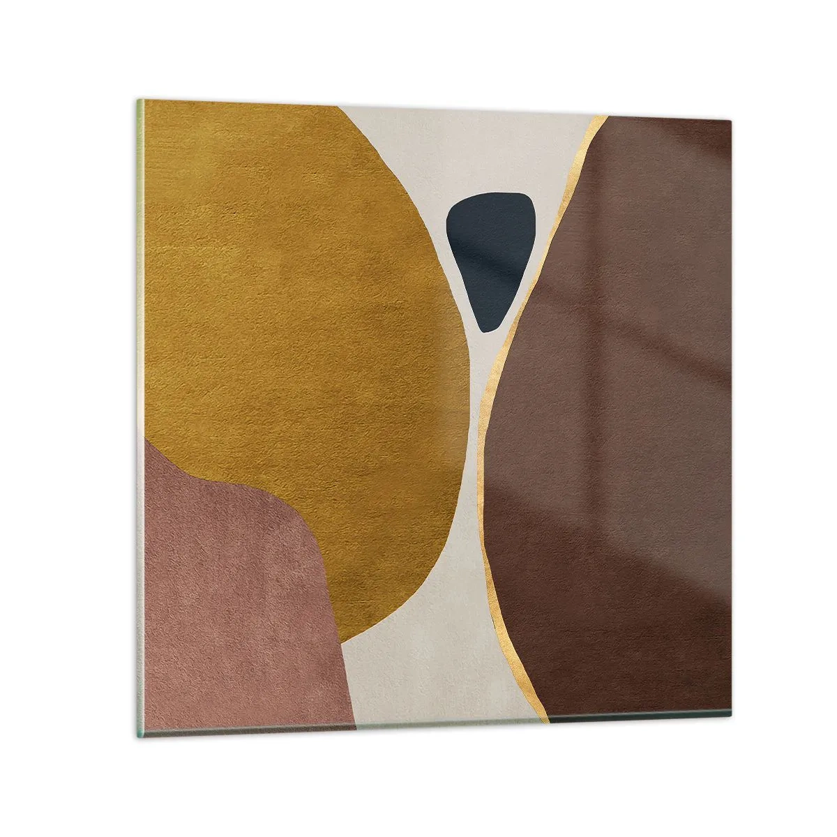 Obraz na szkle - Abstrakcja – miejsce w przestrzeni - 60x60 cm