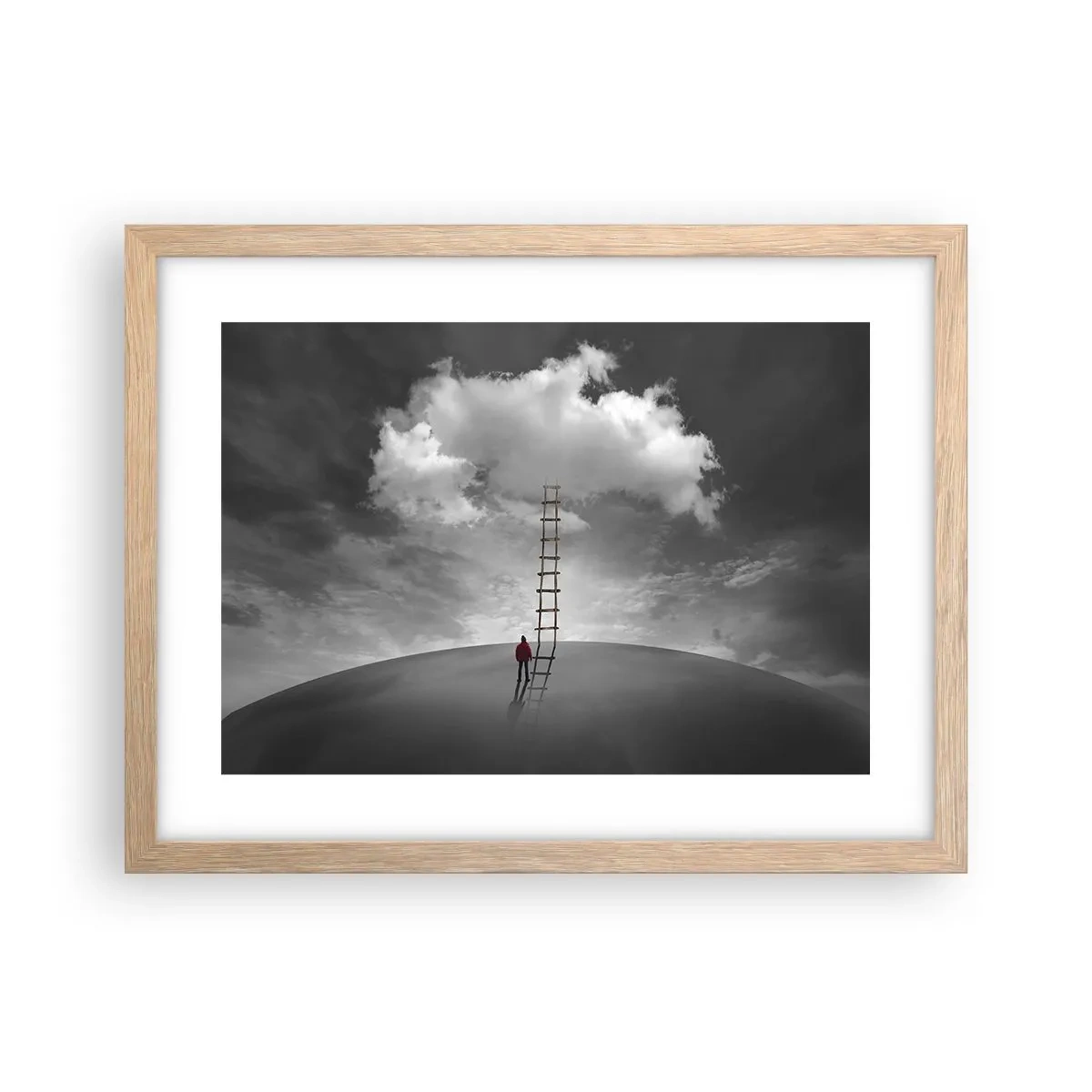 Plakat w ramie jasny dąb - Wszystko możliwe - 40x30 cm