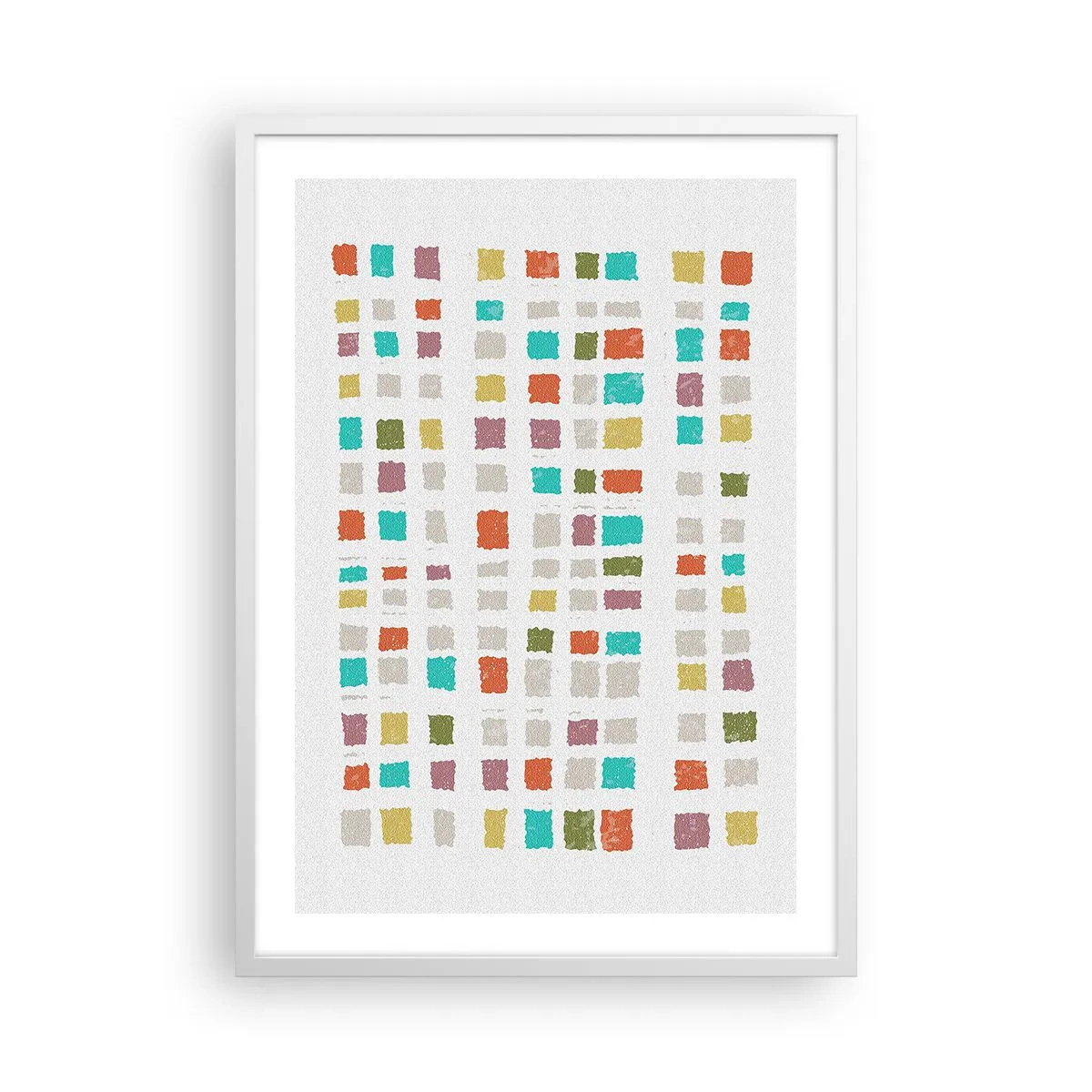 Plakat w białej ramie - Nieznana gra - 50x70 cm