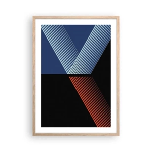 Plakat w ramie jasny dąb - Prosta historia - 50x70 cm