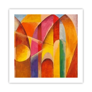 Plakat - Katedra słońca - 50x50 cm