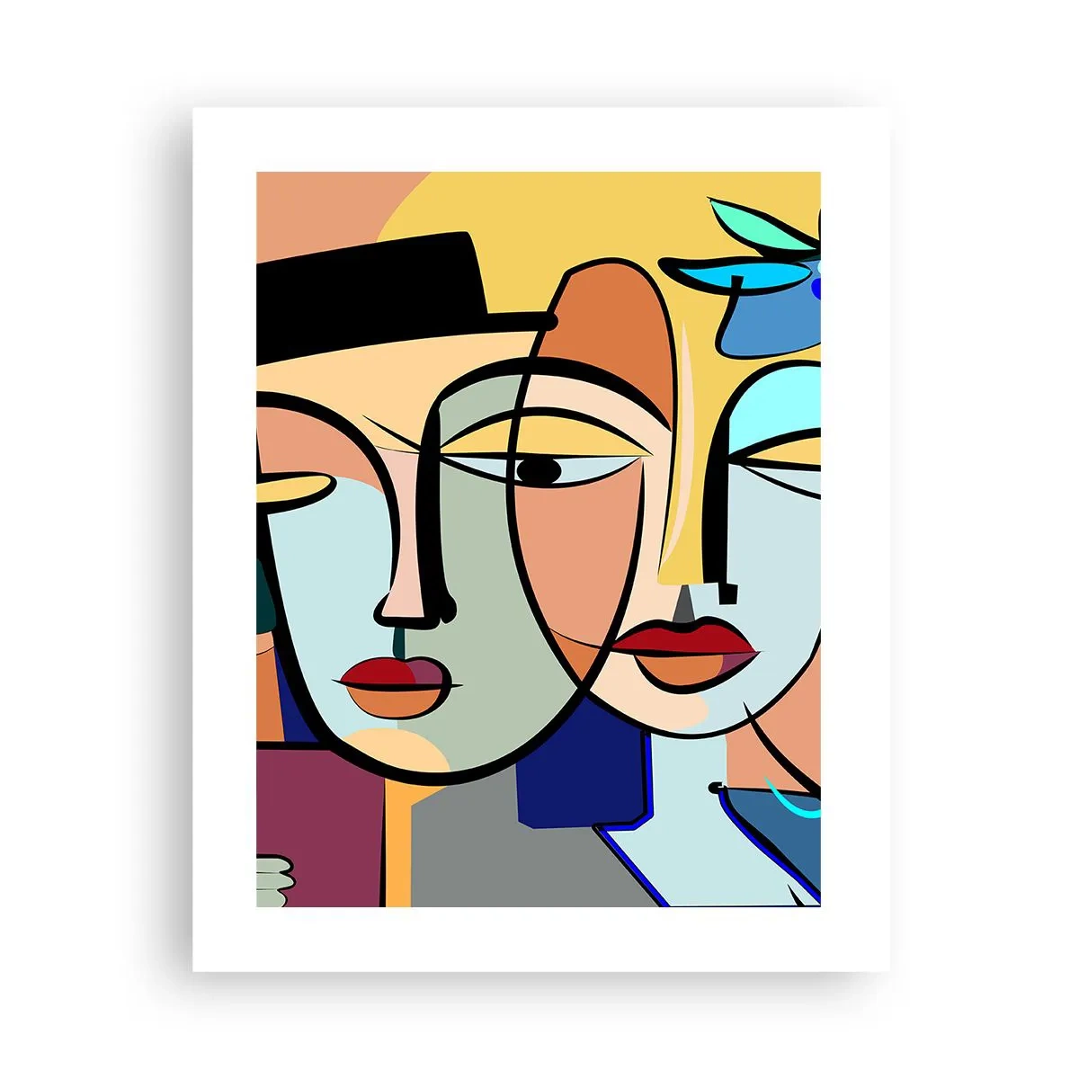 Plakat - Picassowskie randez vous - 40x50 cm