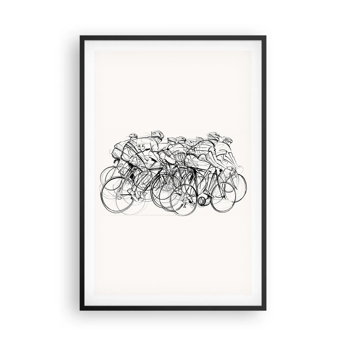 Plakat w czarnej ramie - Wespół w zespół - 61x91 cm