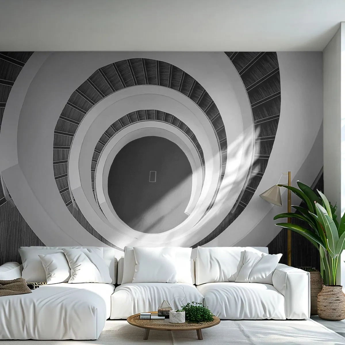 Fototapeta Standard Eco - Do istoty rzeczy - Sztuka, Abstrakcja, Schody Kręcone - 350x256 cm
