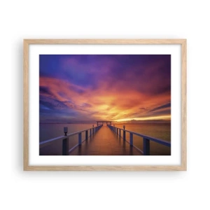 Plakat w ramie jasny dąb - Bez końca - 50x40 cm