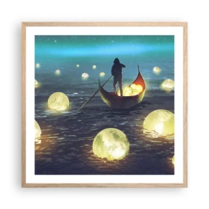 Plakat w ramie jasny dąb - Rzeczy, o których się filozofom nie śniło - 60x60 cm