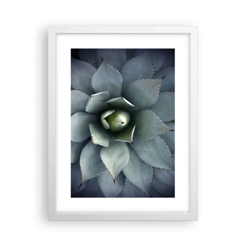 Plakat w białej ramie - Wabi i przestrzega - 30x40 cm