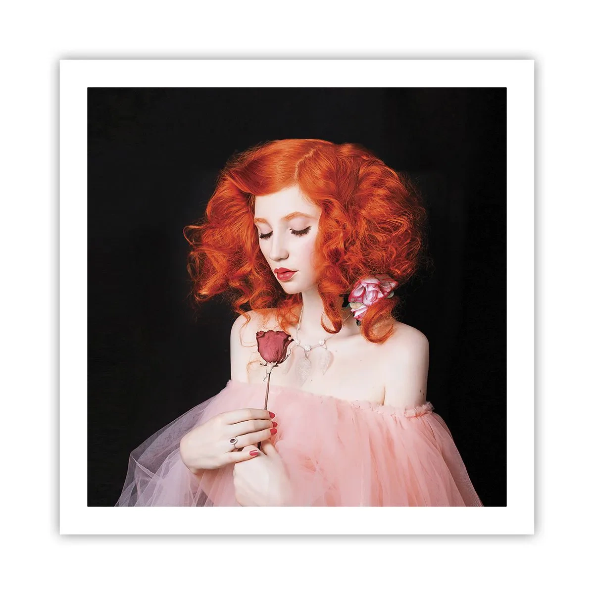 Plakat - W barokowym stylu - 60x60 cm