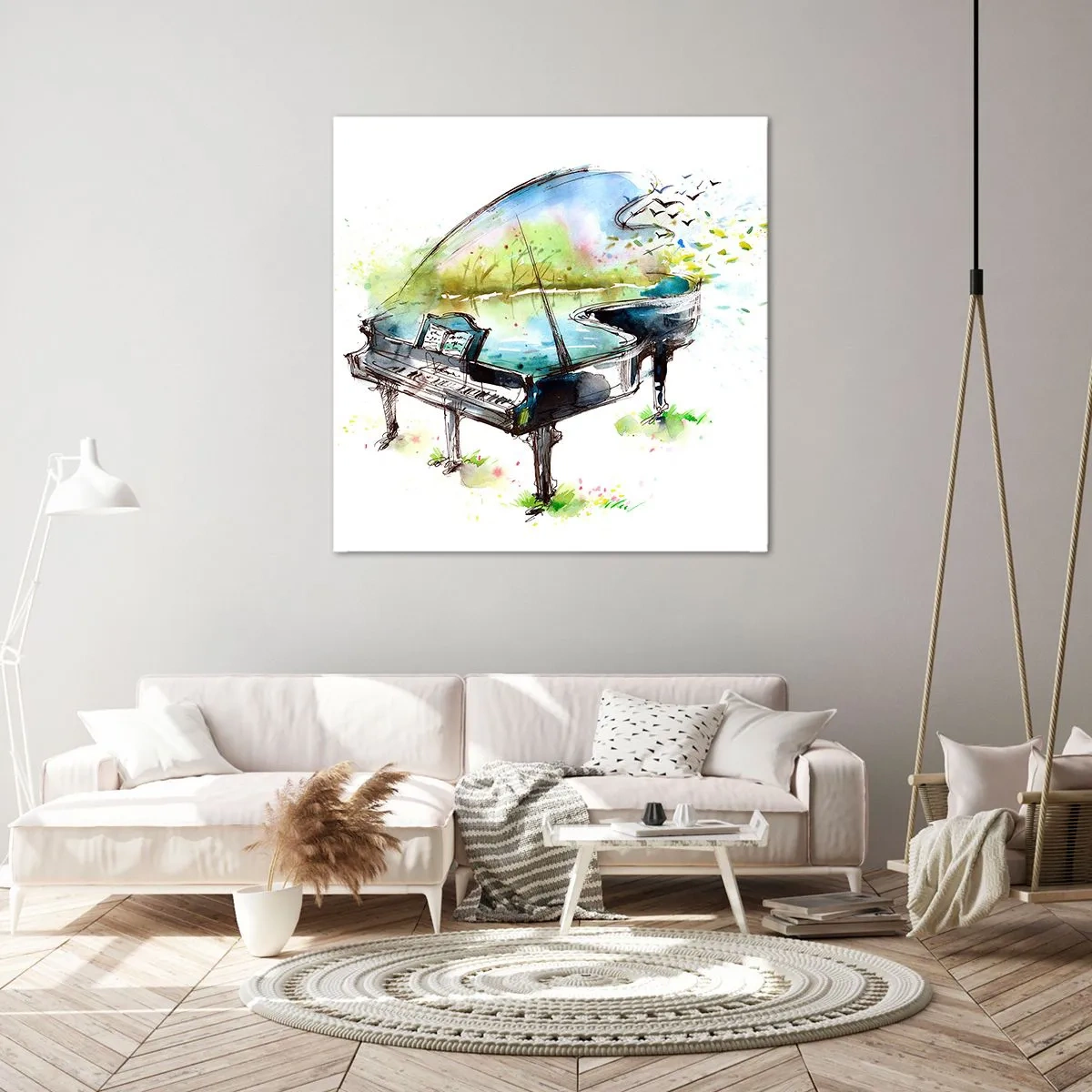 Obraz na płótnie - Zaklęte w muzyce - 70x70 cm