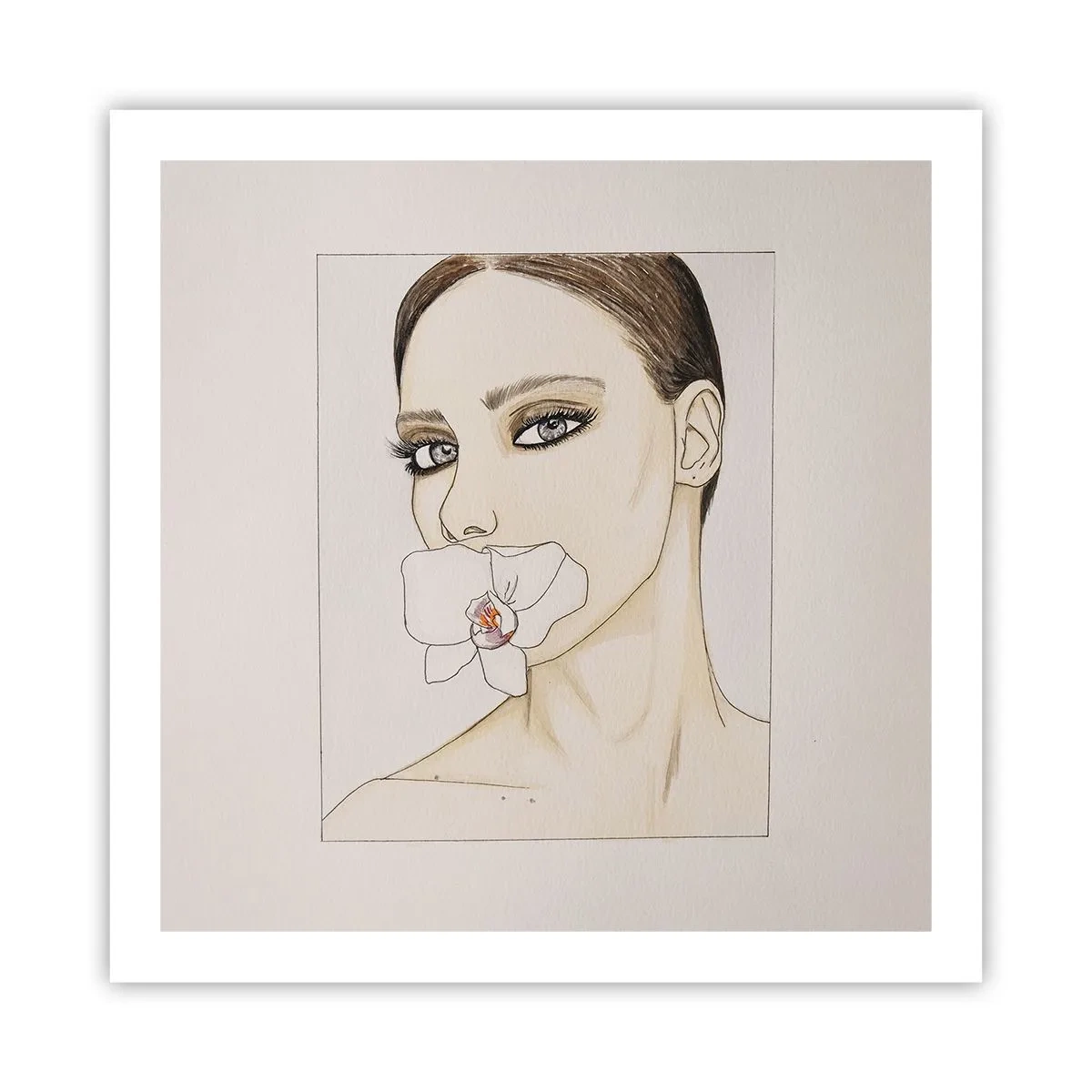 Plakat - Symbol elegancji i piękna - 60x60 cm