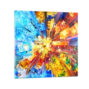 Obraz na szkle - In medias res - 50x50 cm