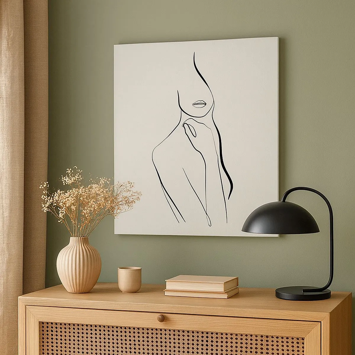 Obraz na płótnie - Fala melancholii - 30x30 cm