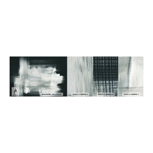 Fototapeta Próbka Samoprzylepna Deluxe Sticker - Utkane z pionu i poziomu - Abstrakcja, Sztuka, Czarno-Biały - 100x30 cm