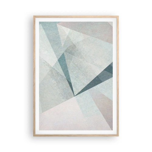 Plakat w ramie jasny dąb - Spokojnie choć dynamicznie - 70x100 cm