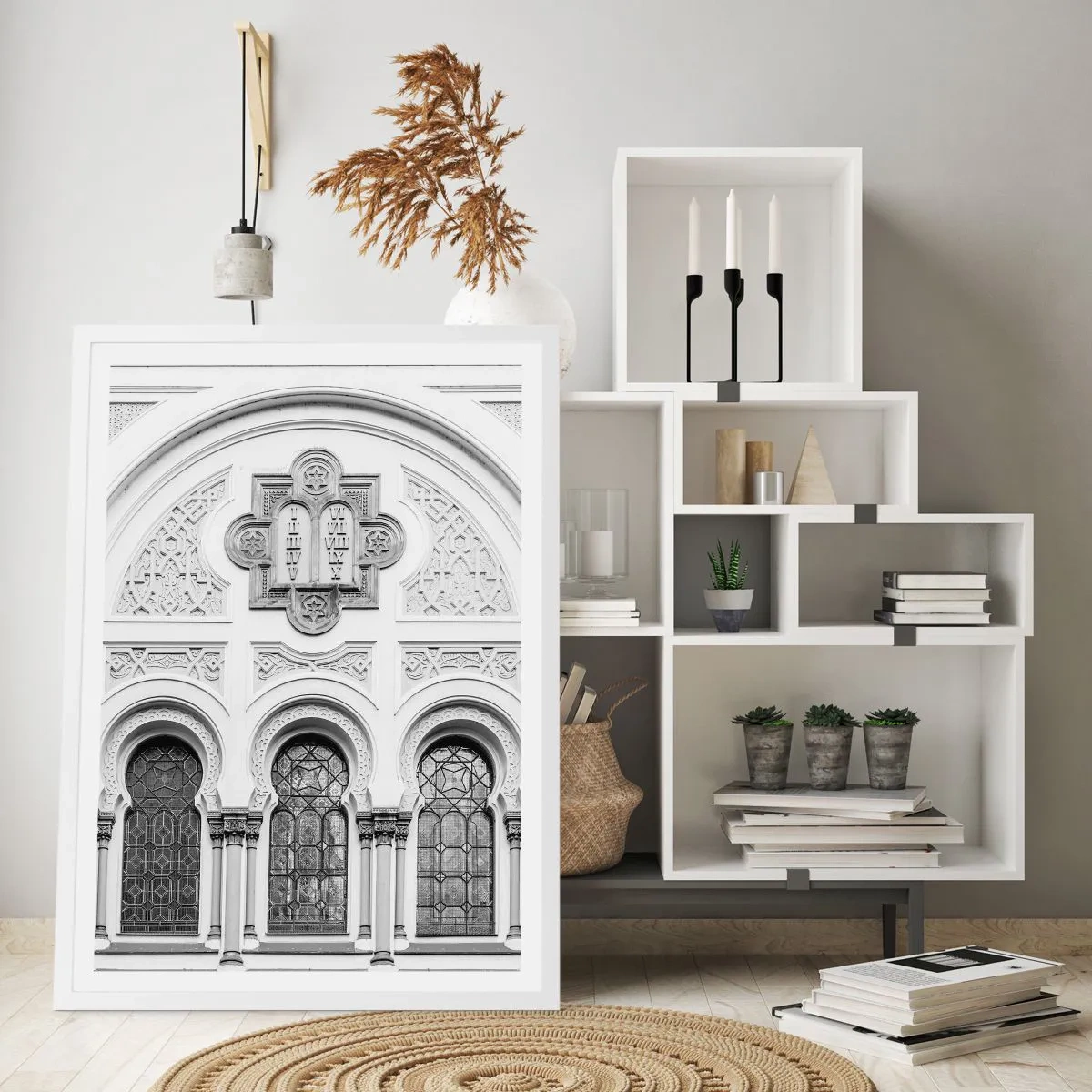 Plakat w białej ramie - Na pograniczu kultur - 50x70 cm