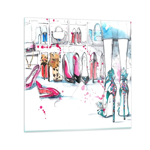 Obraz na szkle - Sezamie, otwórz się - 30x30 cm