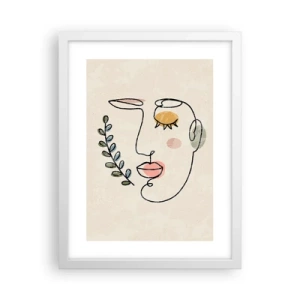 Plakat w białej ramie - Spokój odnaleziony - 30x40 cm