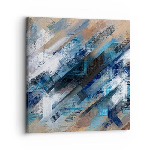 Obraz na płótnie - Po błękitnym skosie - 30x30 cm