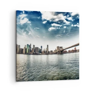 Obraz na płótnie - Szklana wyspa - 50x50 cm