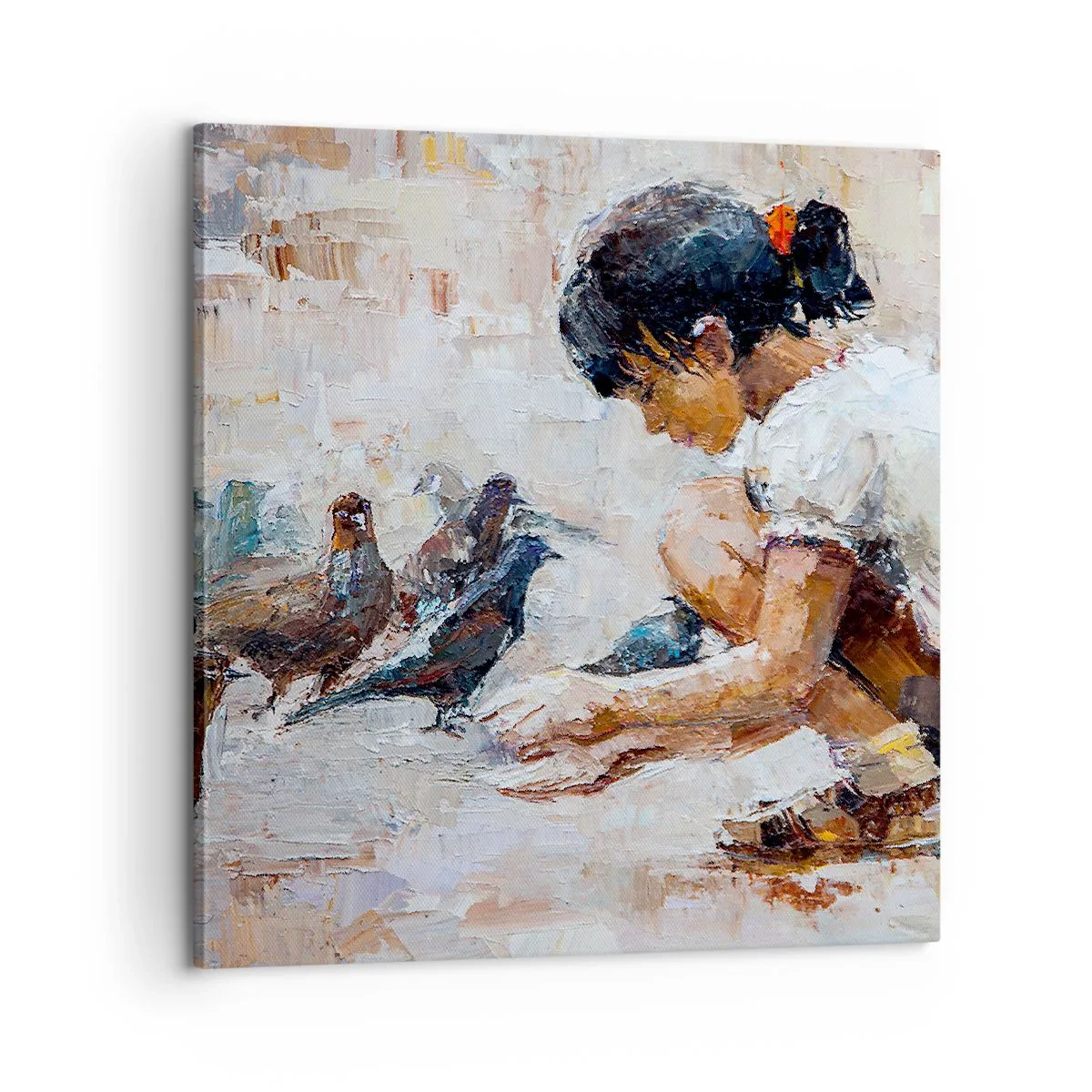 Obraz na płótnie - Maluczcy i najmilsi - 60x60 cm