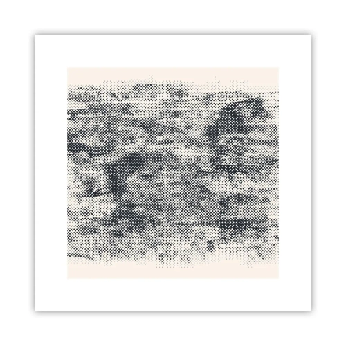 Plakat - Mglista kompozycja - 30x30 cm