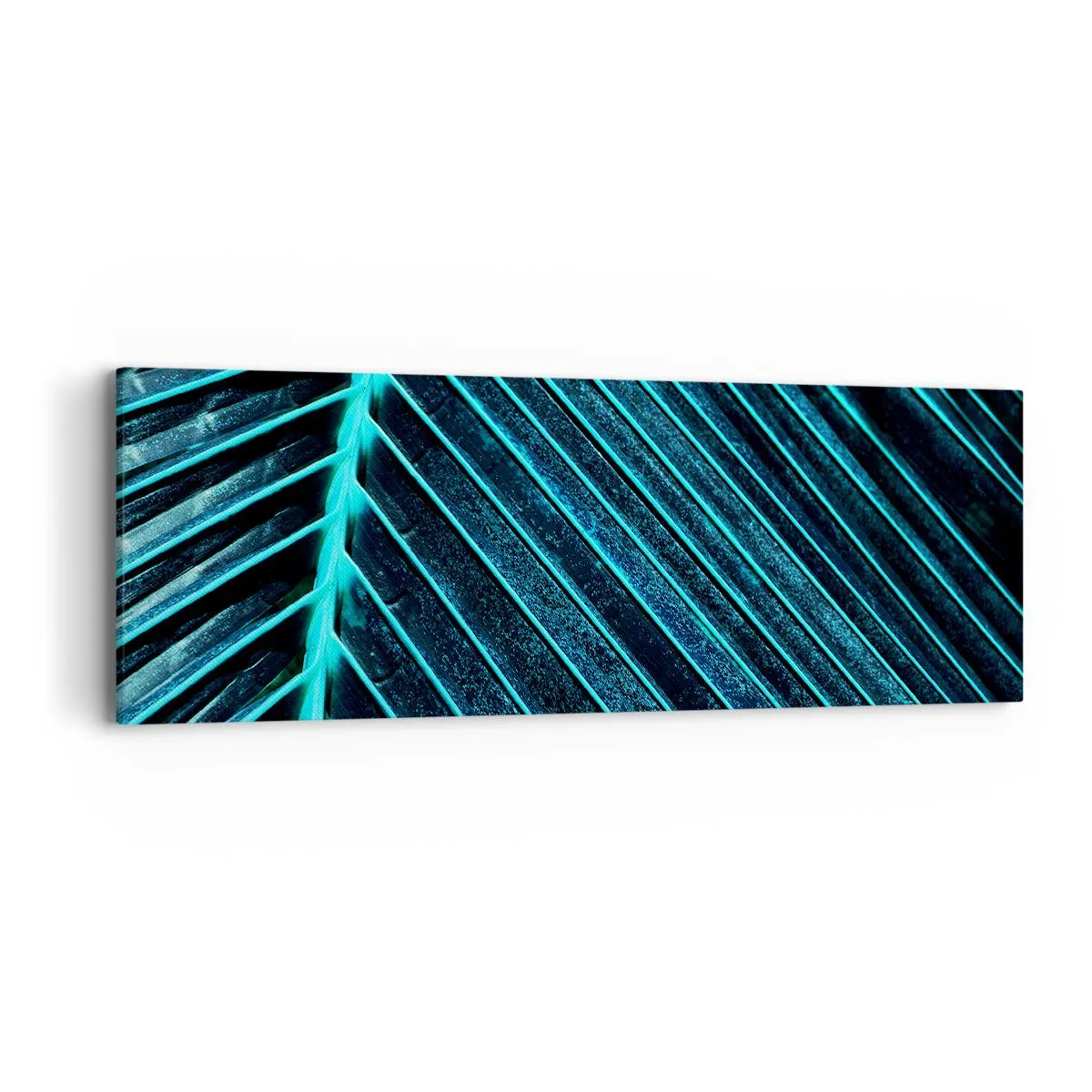 Obraz na płótnie - Faktura zieleni - 90x30 cm