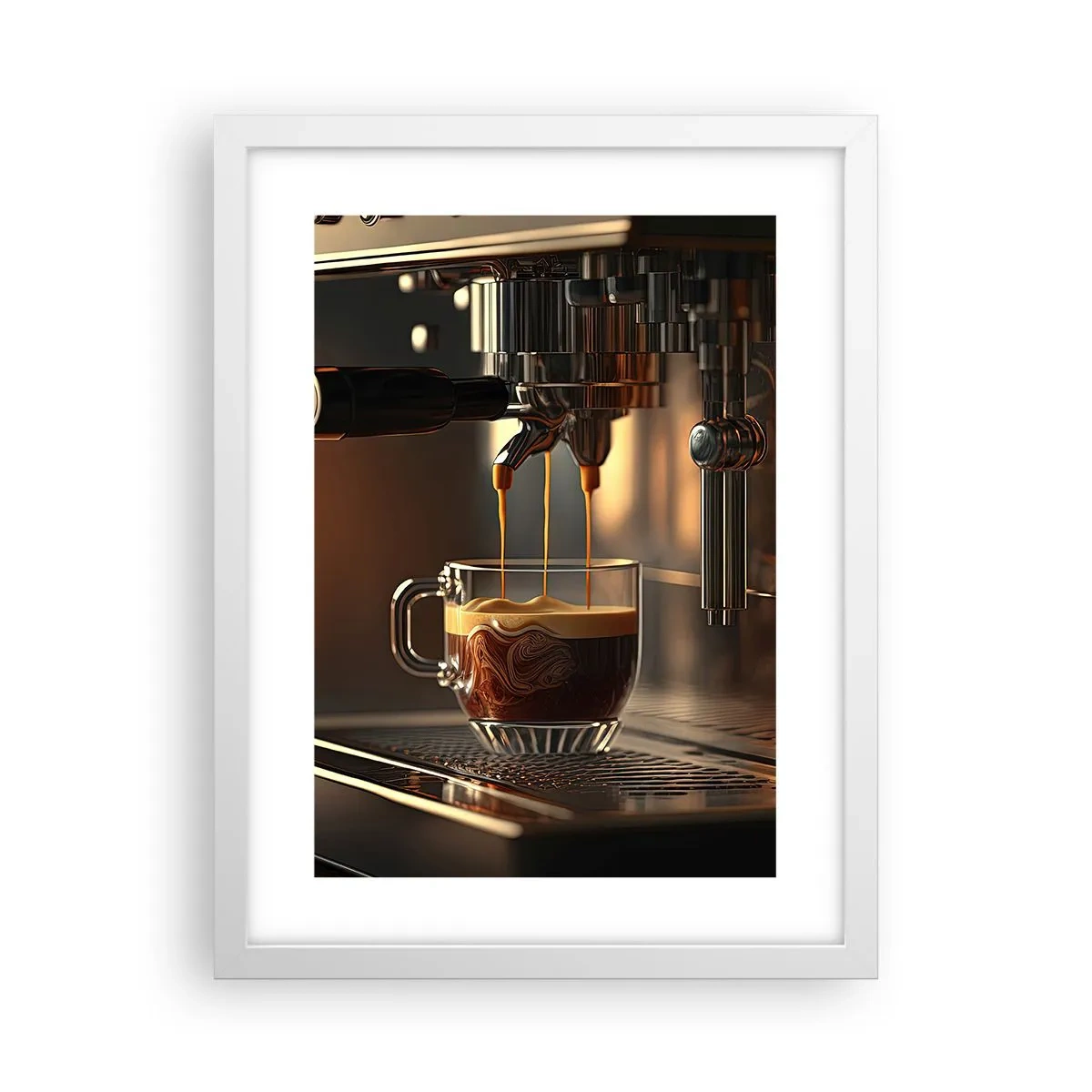 Plakat w białej ramie - Zmysłowa mikstura - 30x40 cm