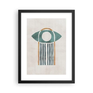 Plakat w czarnej ramie - Znaki i rytuały - 30x40 cm
