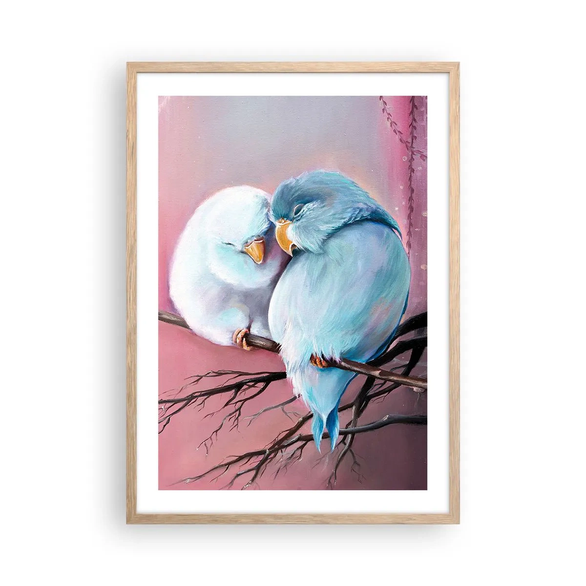 Plakat w ramie jasny dąb - Cóż tu dodać?… - 50x70 cm