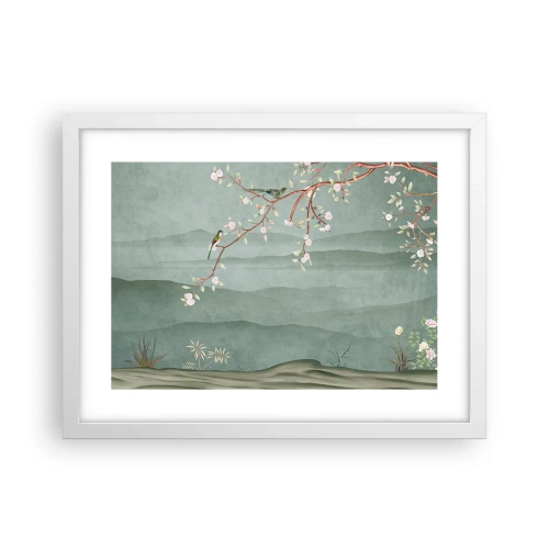 Plakat w białej ramie - Wiosna, ach, to ty - 40x30 cm