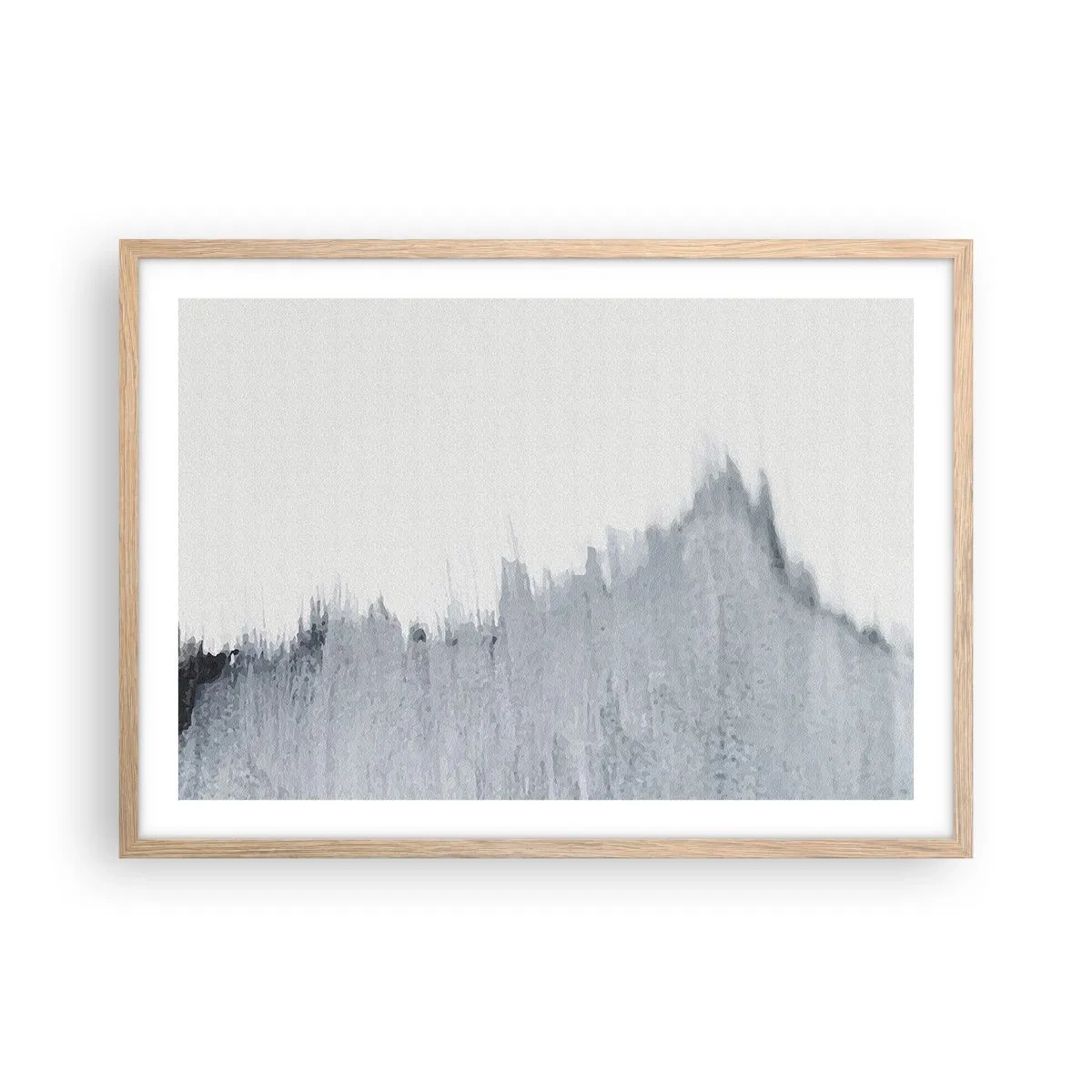 Plakat w ramie jasny dąb - Tajemniczy zapis - 70x50 cm