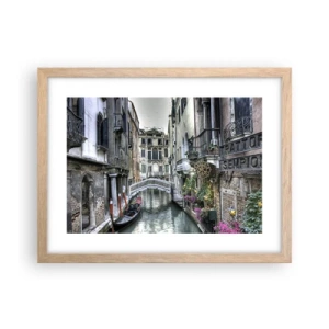 Plakat w ramie jasny dąb - Od wieków w cichej zadumie - 40x30 cm