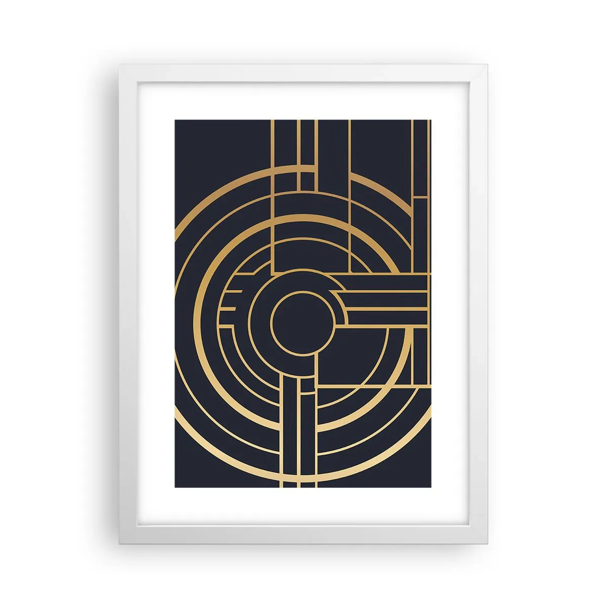 Plakat w białej ramie - Obroty rzeczy - 30x40 cm