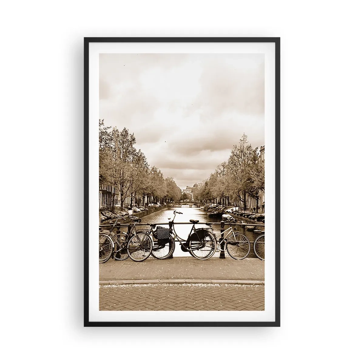 Plakat w czarnej ramie - Holenderskie klimaty - 61x91 cm