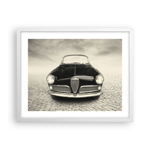 Plakat w białej ramie - I jak mnie nie kochać? - 50x40 cm