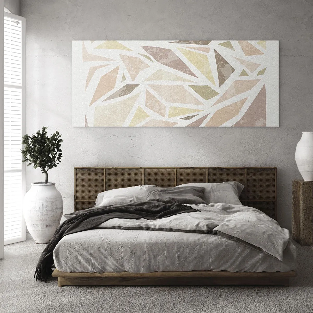 Obraz na szkle - Kompozycja witrażowa - 100x40 cm