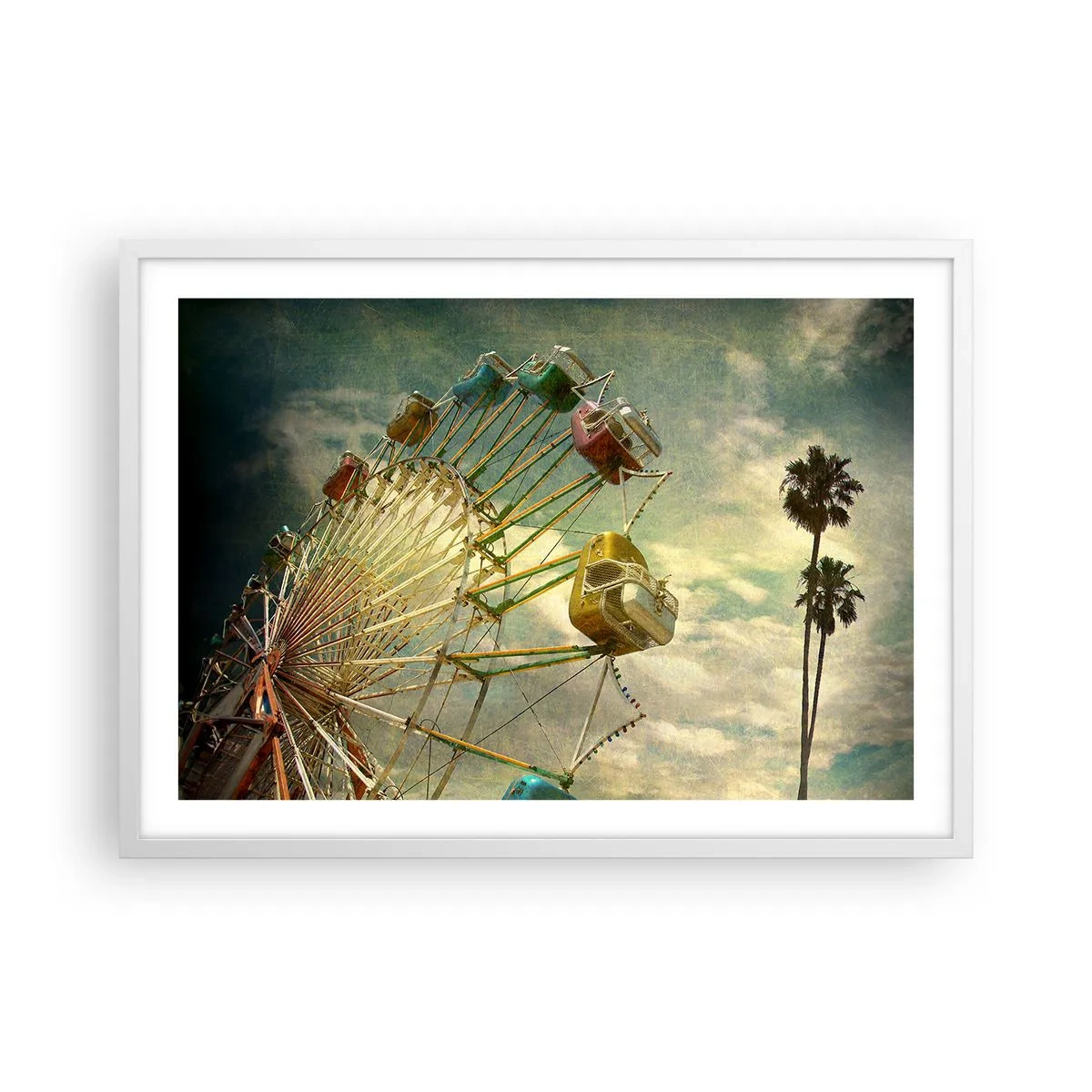 Plakat w białej ramie - Będzie, będzie zabawa… - 70x50 cm