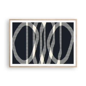 Plakat w ramie jasny dąb - Próba przełamania ciemności - 100x70 cm