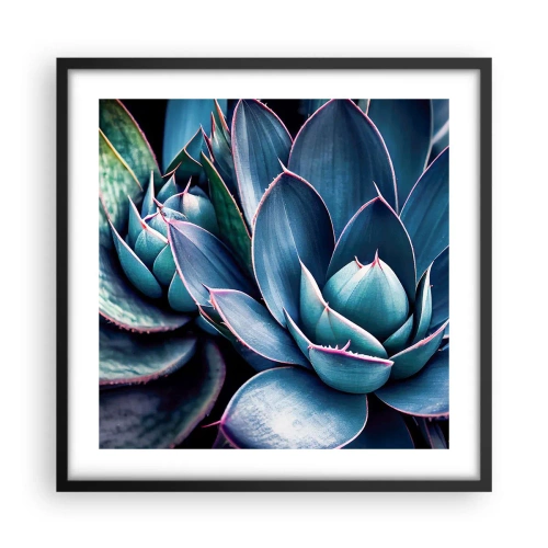 Plakat w czarnej ramie - Witalna siła - 50x50 cm