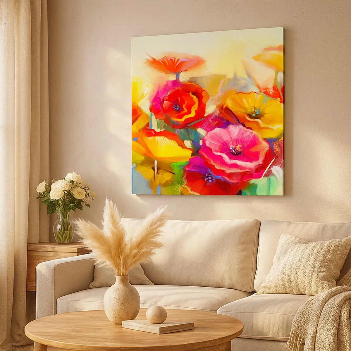 Obraz na płótnie - Nie tylko czerwone - 30x30 cm