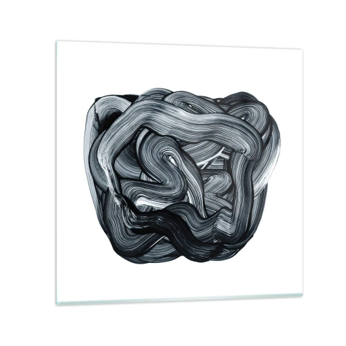 Obraz na szkle - To nie takie proste - 50x50 cm