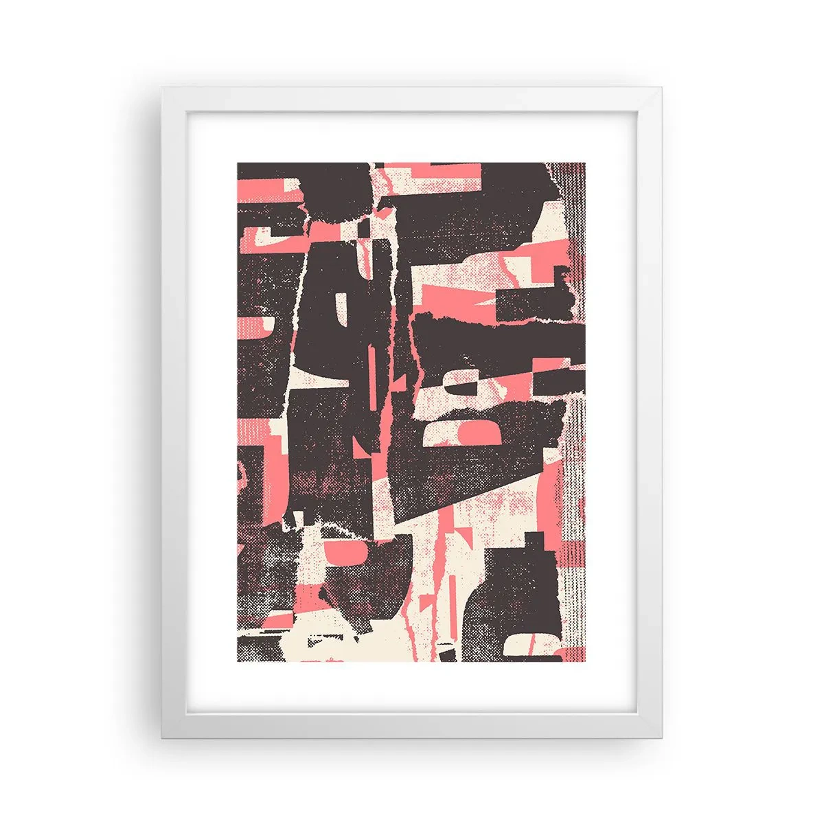 Plakat w białej ramie - Cały ten zgiełk - 30x40 cm
