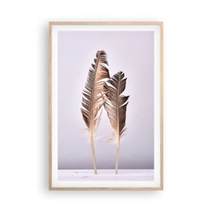 Plakat w ramie jasny dąb - Przeciw nicości - 61x91 cm