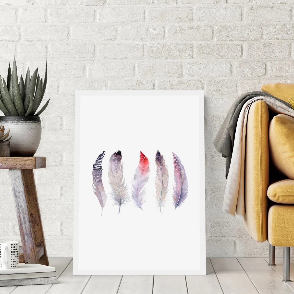 Plakat - Delikatne jak różnobarwna mgła - 70x100 cm