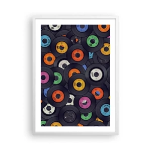 Plakat w białej ramie - Kolory klasyki - 50x70 cm