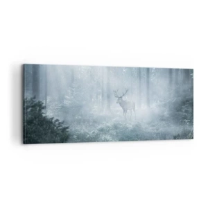 Obraz na płótnie - Poranny obchód włości - 100x40 cm