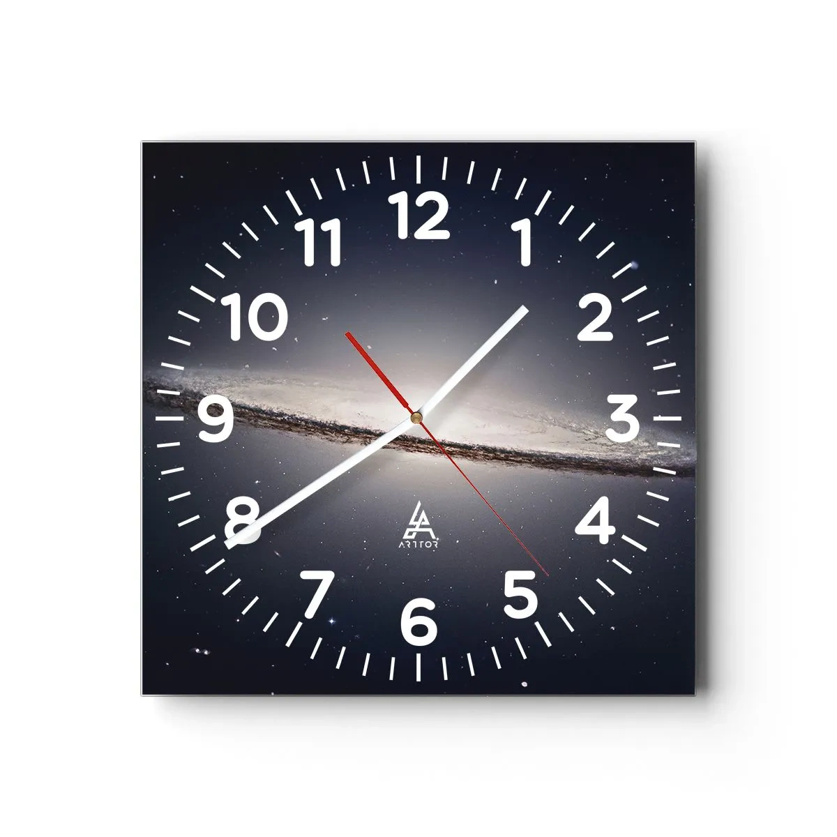 Zegar ścienny - Dawno temu w odległej galaktyce… - 40x40 cm